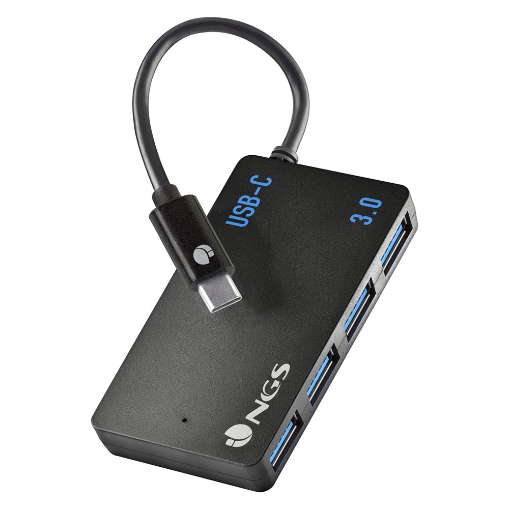 Ngs wonder ihub4 usb 3.2 gen 1 (3.1 gen 1) type-a 480 mbit/s negro