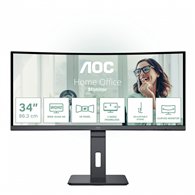 Aoc cu34p3cv pantalla para pc 864 cm (34) 3440 x 1440 pixeles ultrawide quad hd led negro