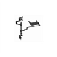 Gembird ma-da-04 soporte para monitor 81,3 cm (32") negro escritorio