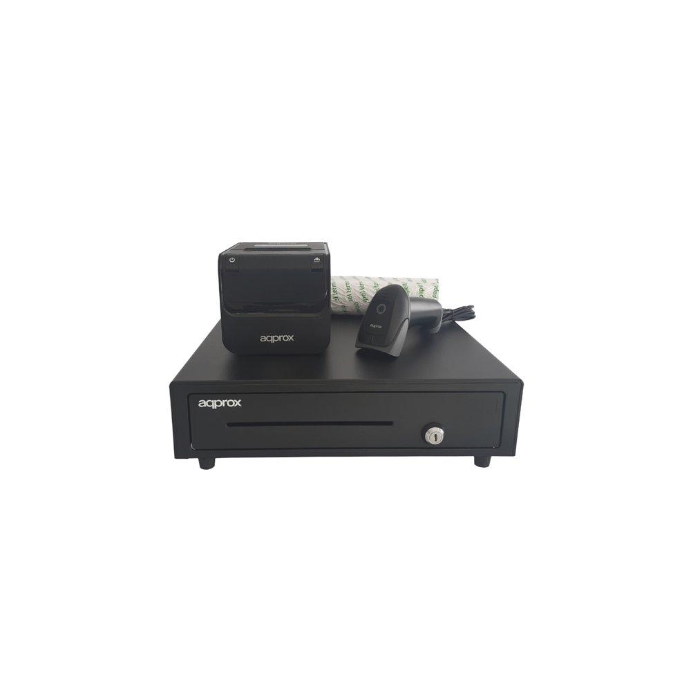 Approx pos pack para tpv apppospack4180-2d  impresora + cajã³n +  lector + papel