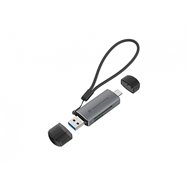 Conceptronic bian05g lector de tarjeta usb 3.2 gen 1 (3.1 gen 1) type-a/type-c gris