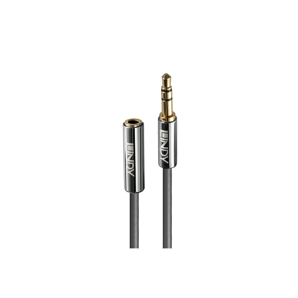 Lindy 35327 cable de audio 1 m 3,5mm antracita