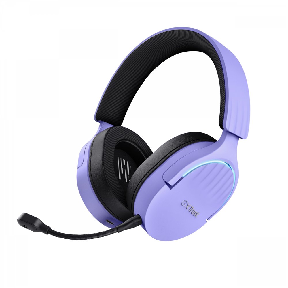 trust gxt 491p fayzo auriculares inalámbrico y alámbrico diadema juego usb tipo a bluetooth negro, púrpura