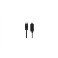 Lanberg ca-dphd-11cc-0010-bk cambiador de género para cable displayport hdmi negro