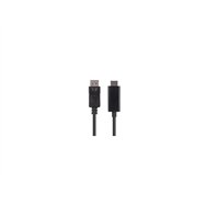 lanberg ca-dphd-11cc-0010-bk cambiador de género para cable displayport hdmi negro
