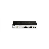 d-link dgs-1210-08p gestionado l2 gigabit ethernet (10/100/1000) energí­a sobre ethernet (poe) negro