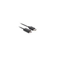 Lanberg ca-dphd-11cc-0050-bk cambiador de género para cable displayport hdmi negro