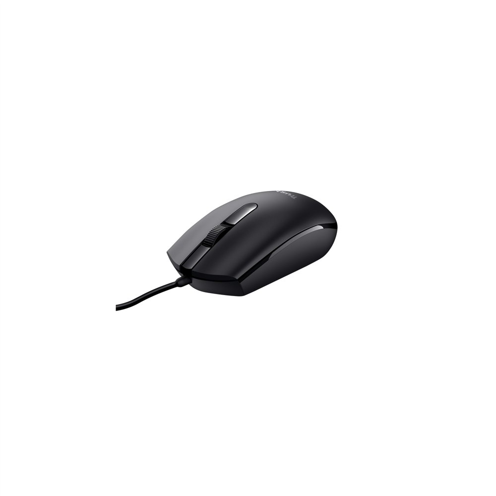 trust tm-101 ratón ambidextro usb tipo a í?ptico 1200 dpi