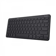 Trust lyra teclado usb + rf wireless + bluetooth qwerty espaã±ol negro