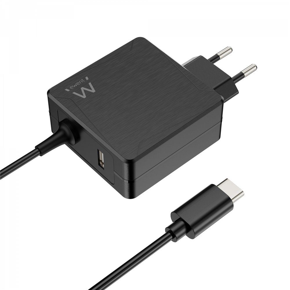 Ewent ew3978 cargador de dispositivo mã³vil portã¡til negro corriente alterna carga rã¡pida interior