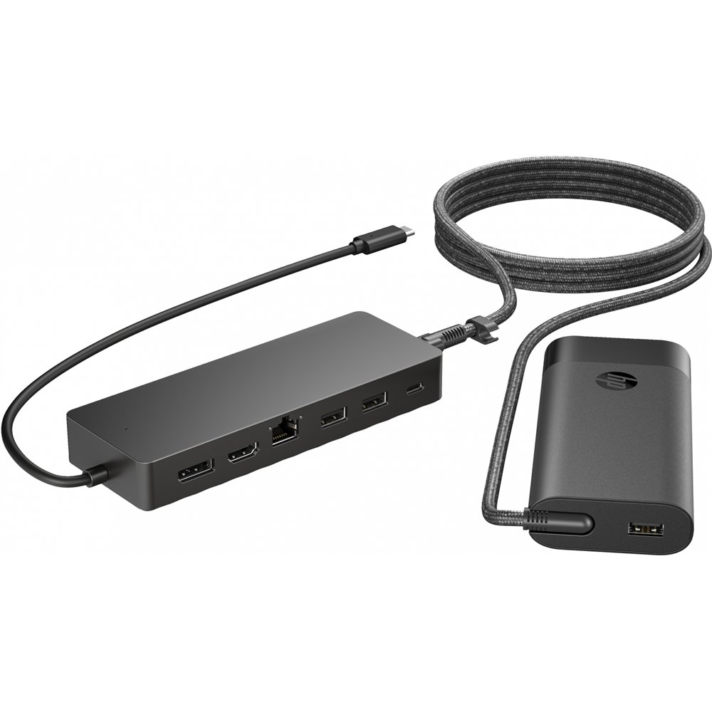 Hp universal usb-c hub and laptop charger combo