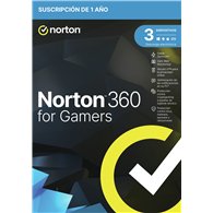 Nortonlifelock 360 for gamers seguridad de antivirus base español 1 licencia(s) 1 año(s)