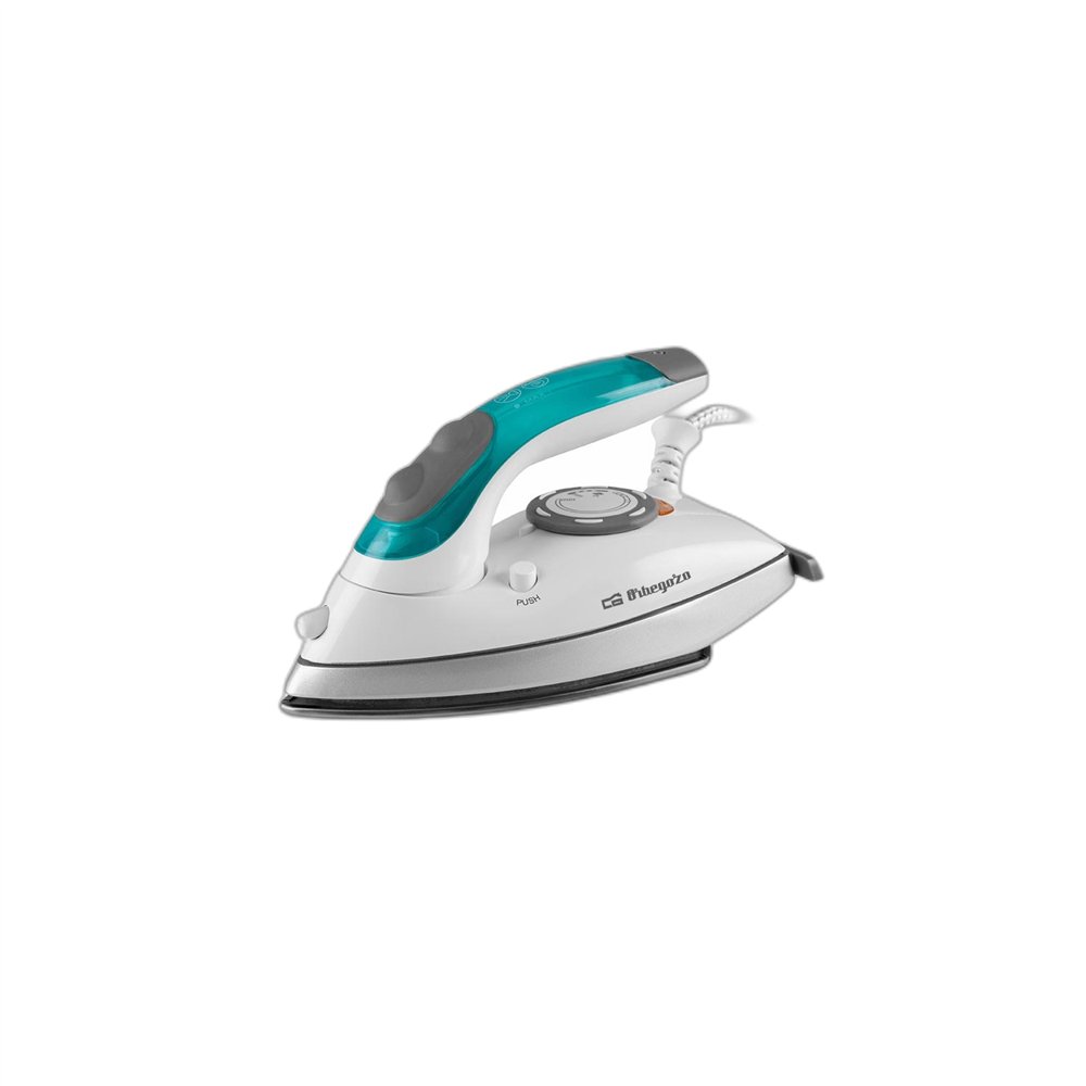 Orbegozo sv 1020 plancha vapor-seco suela antiadherente 1100 w azul, blanco