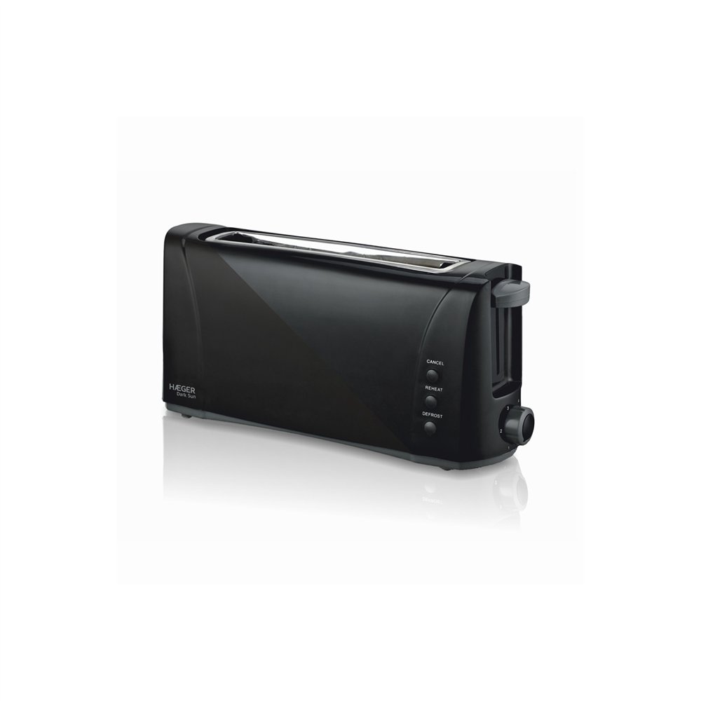 Haeger dark sun 6 2 rebanada(s) 1000 w negro