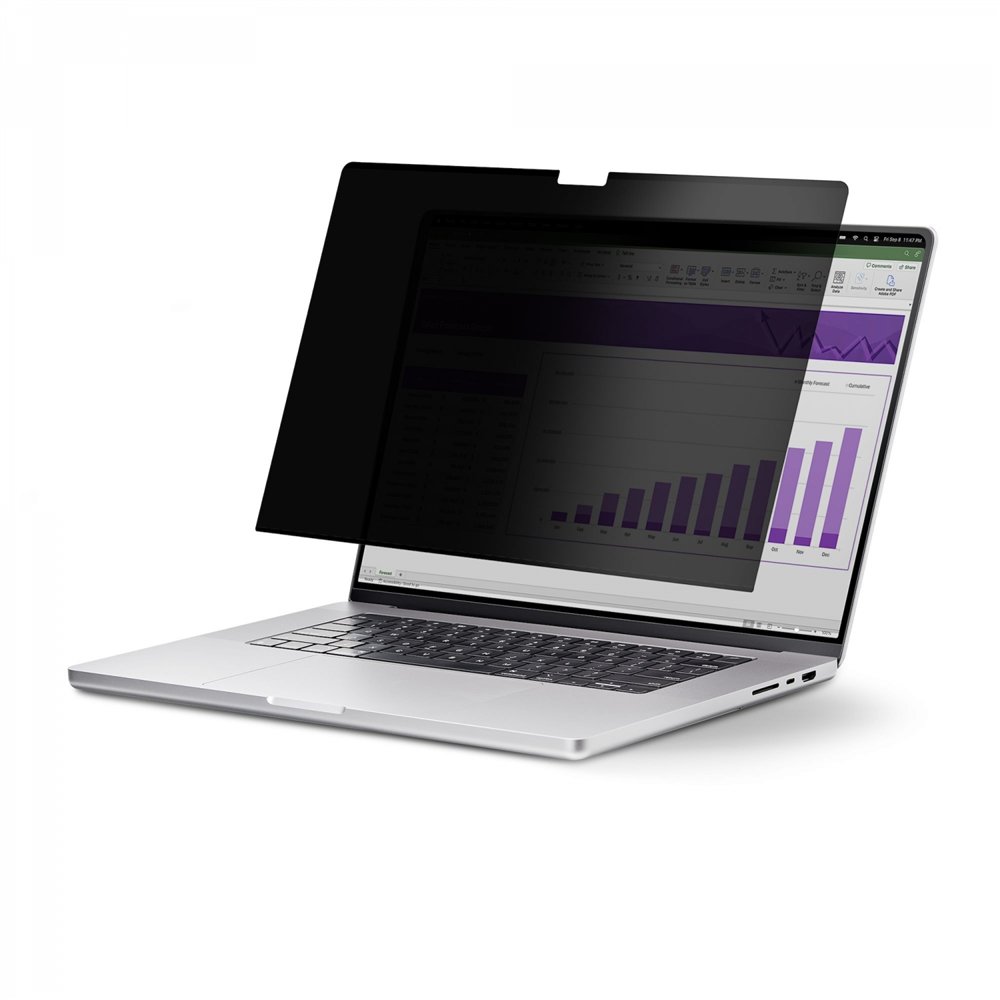startech.com filtro de privacidad para portátil de 15in para macbook air 2023 - filtro anti luz azul (51%) para portátil - filtr