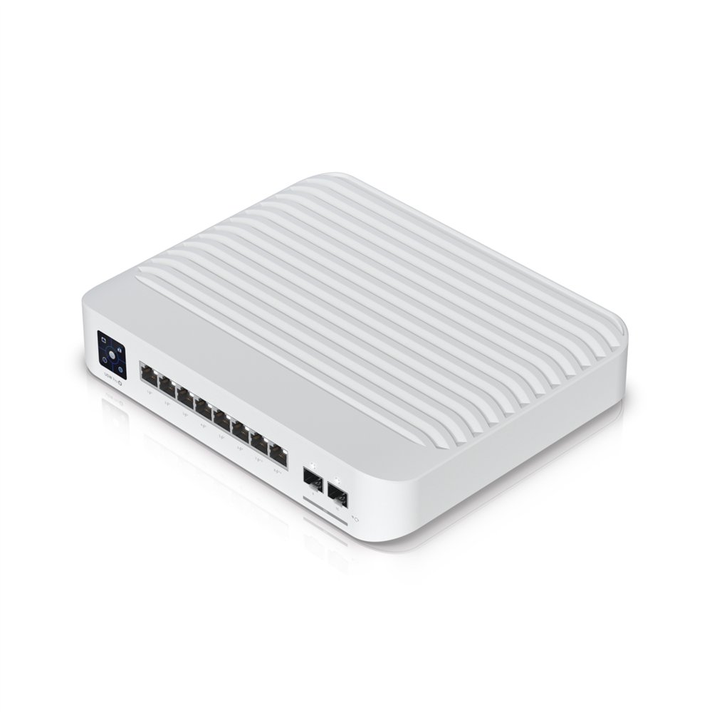 Ubiquiti unifi usw-pro-8-poe switch gestionado l2/l3 gigabit ethernet (10/100/1000) energí­a sobre ethernet (poe) 1u blanco