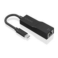 Aisens conversor usb3.1 gen1 usb-c a ethernet gigabit 10/100/1000 mbps, negro, 11 cm
