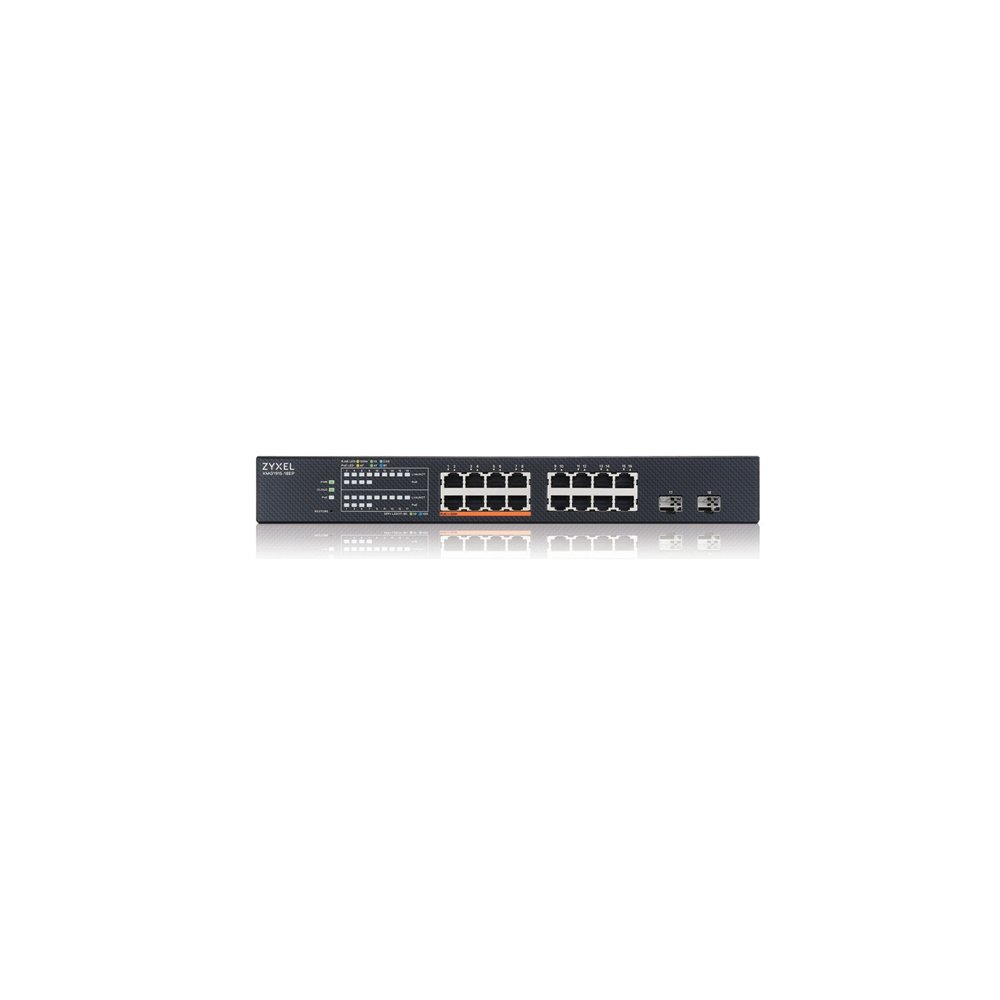 Zyxel xmg1915-18ep gestionado l2 2.5g ethernet (100/1000/2500) energí­a sobre ethernet (poe)