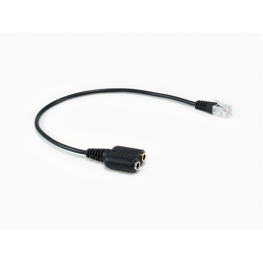 Equip 147944 cable de audio 0,25 m rj-9 2 x 3.5mm negro