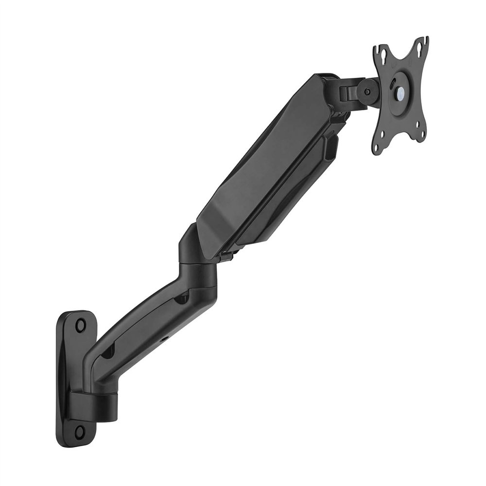Aisens soporte de pared pro contrapeso giratorio e inclinable para monitor/tv 9kg (3 pivotes, 1 brazo) de 17-32, negro