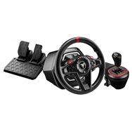 Thrustmaster t128 shifter pack negro usb volante + pedales analógico pc, xbox
