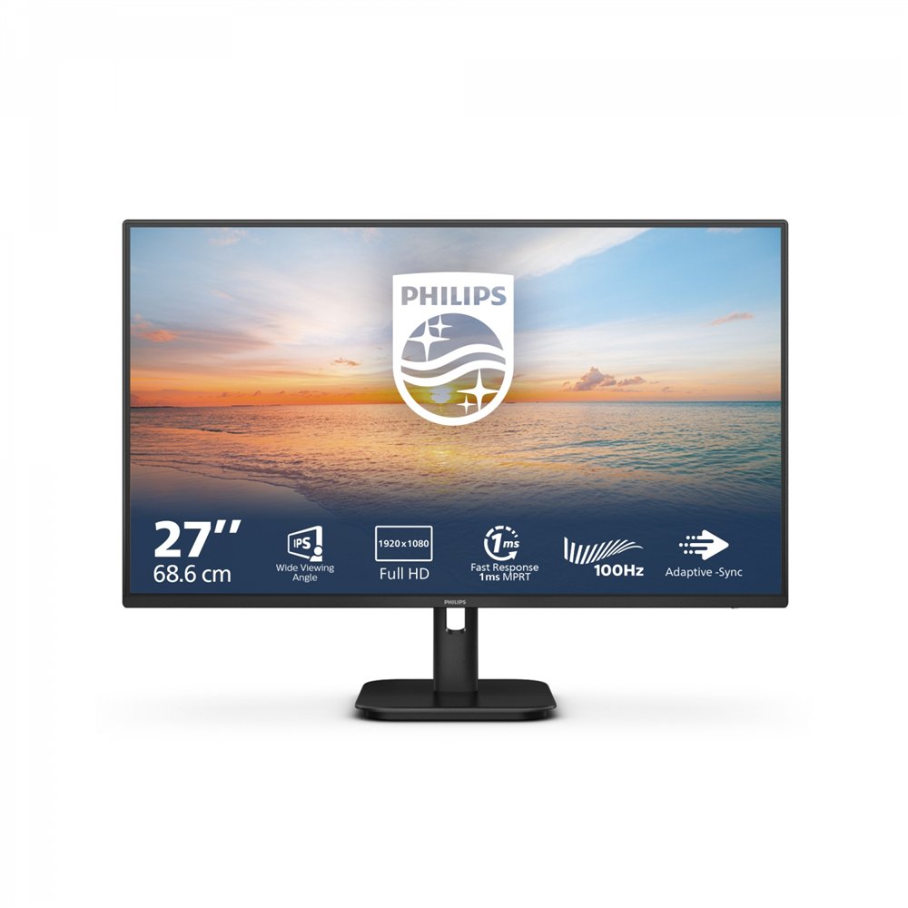 Philips 27e1n1100a/00 27" full hd lcd negro monitor