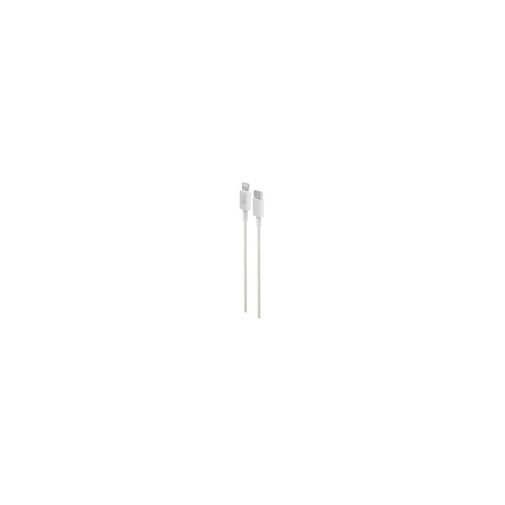 Dcu advance tecnologic 34101300 cable de conector lightning 1 m blanco