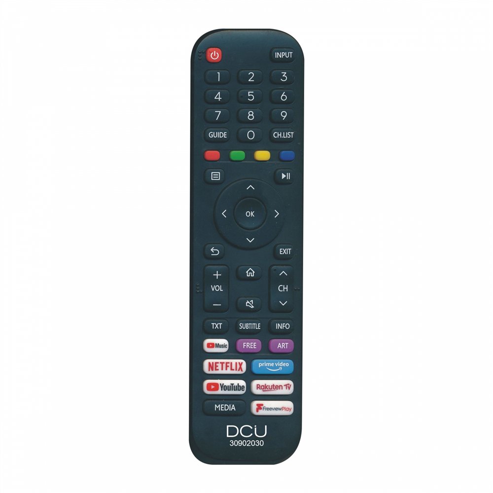 dcu advance tecnologic 30902030 mando a distancia ir inalámbrico tv botones