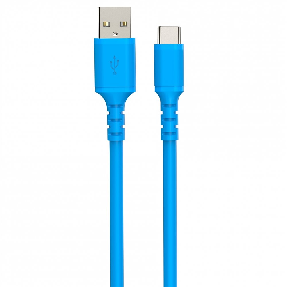 Dcu advance tecnologic 30402075 cable usb 1 m usb 20 usb a usb c azul