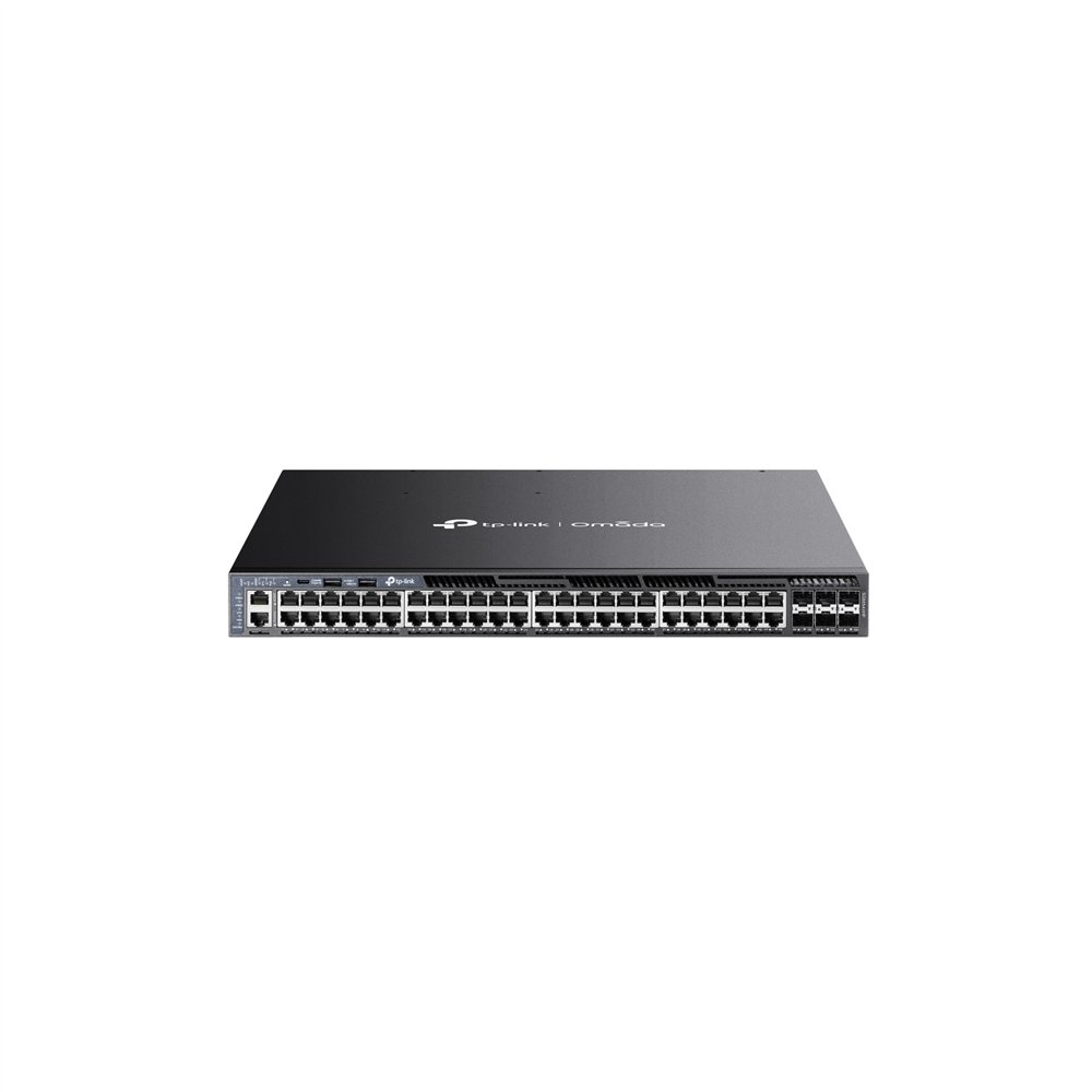 Tp-link omada sg6654xhp switch gestionado l3 gigabit ethernet (10/100/1000) energãâ­a sobre ethernet (poe) 1u negro