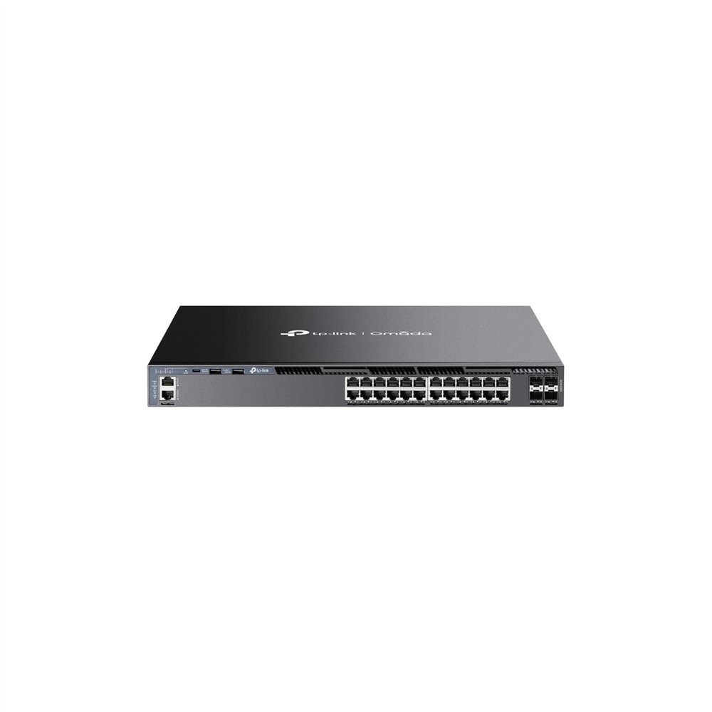 Tp-link omada sg6428x switch gestionado l3 gigabit ethernet (10/100/1000) 1u negro