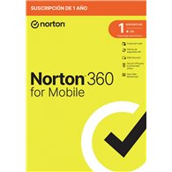 Nortonlifelock 360 mobile seguridad de antivirus base portugués 1 licencia(s) 1 año(s)