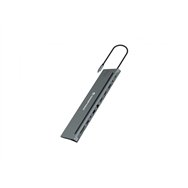conceptronic donn17g base para portátil y replicador de puertos alámbrico usb 3.2 gen 1 (3.1 gen 1) type-c gris