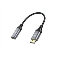 Equip 133446 adaptador de cable de vã­deo 0,15 m displayport hdmi negro, gris