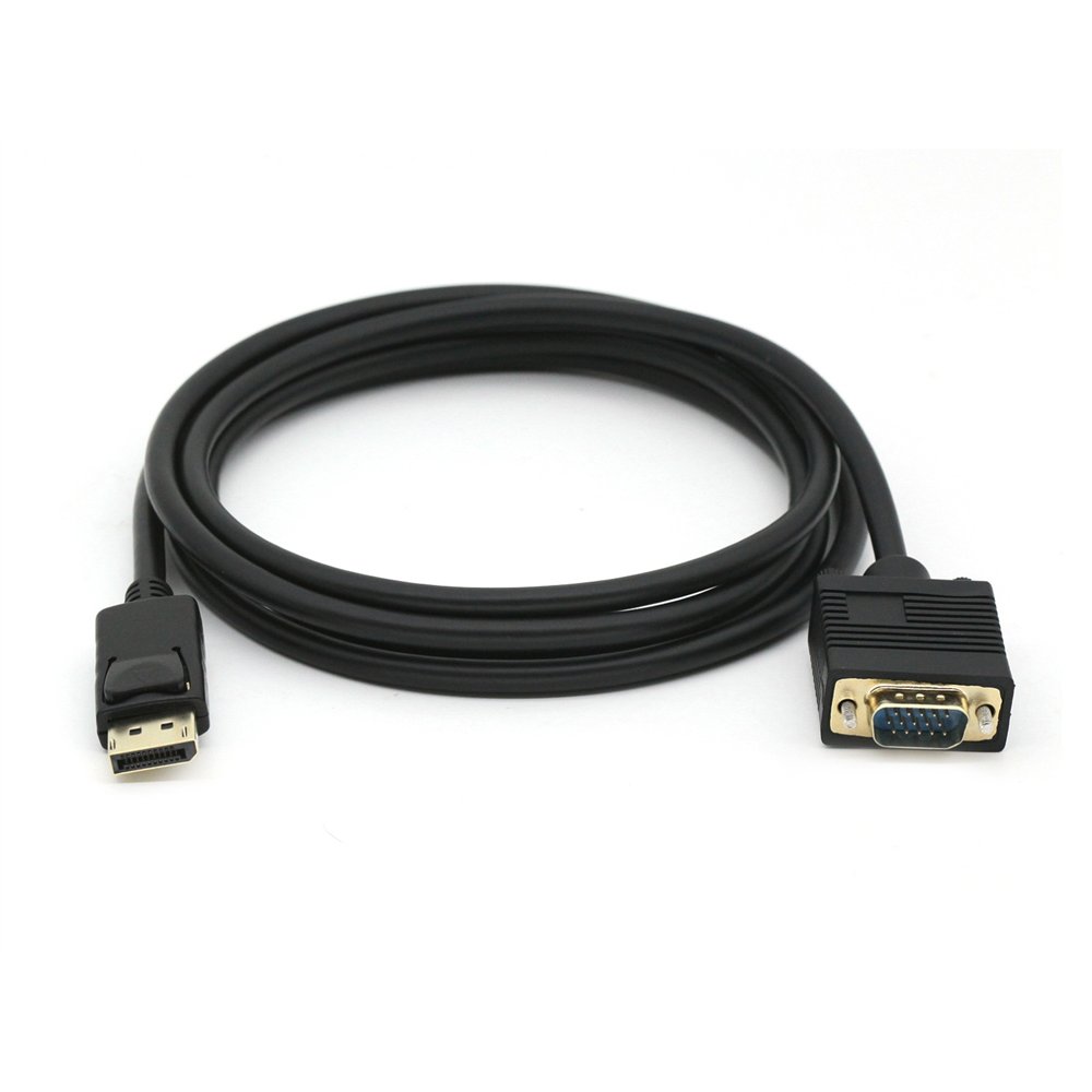 Equip 119338 adaptador de cable de vídeo 2 m vga (d-sub) displayport negro