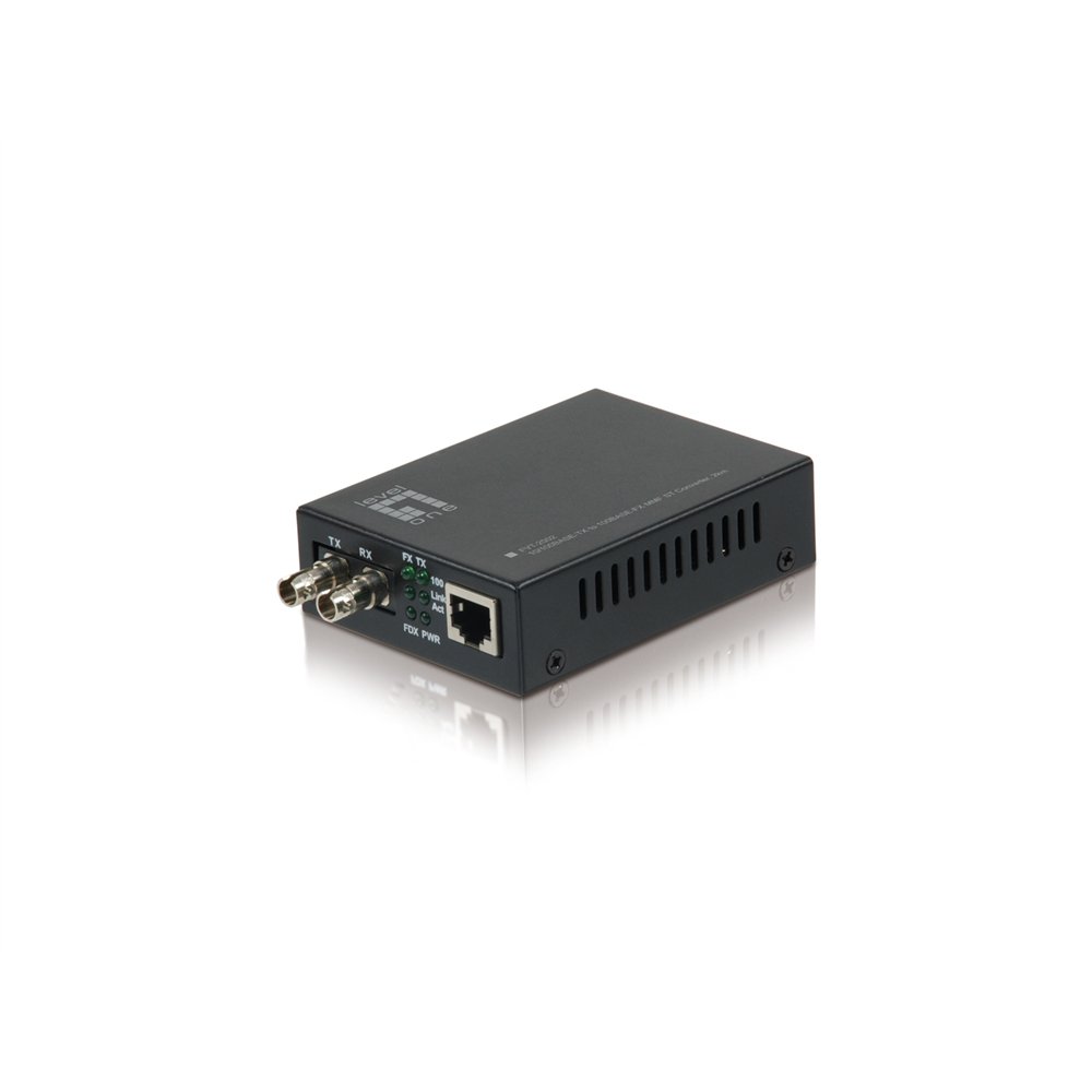 Levelone fvt-2002 convertidor de medio 100 mbit/s 1310 nm negro