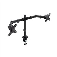 tooq soporte de mesa para 2 pantallas 17"-27", negro