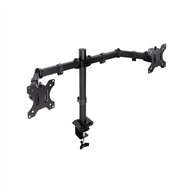 Tooq soporte de mesa para 2 pantallas 17"-27", negro