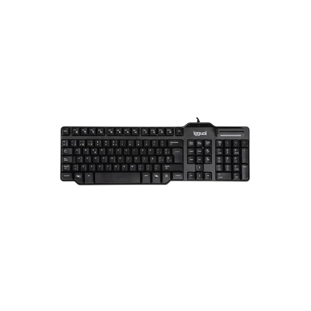 Iggual teclado inteligente ck-id-dni smart negro