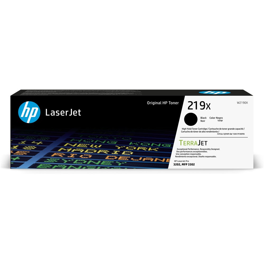 Hp cartucho de tã³ner original laserjet 219x de alta capacidad negro