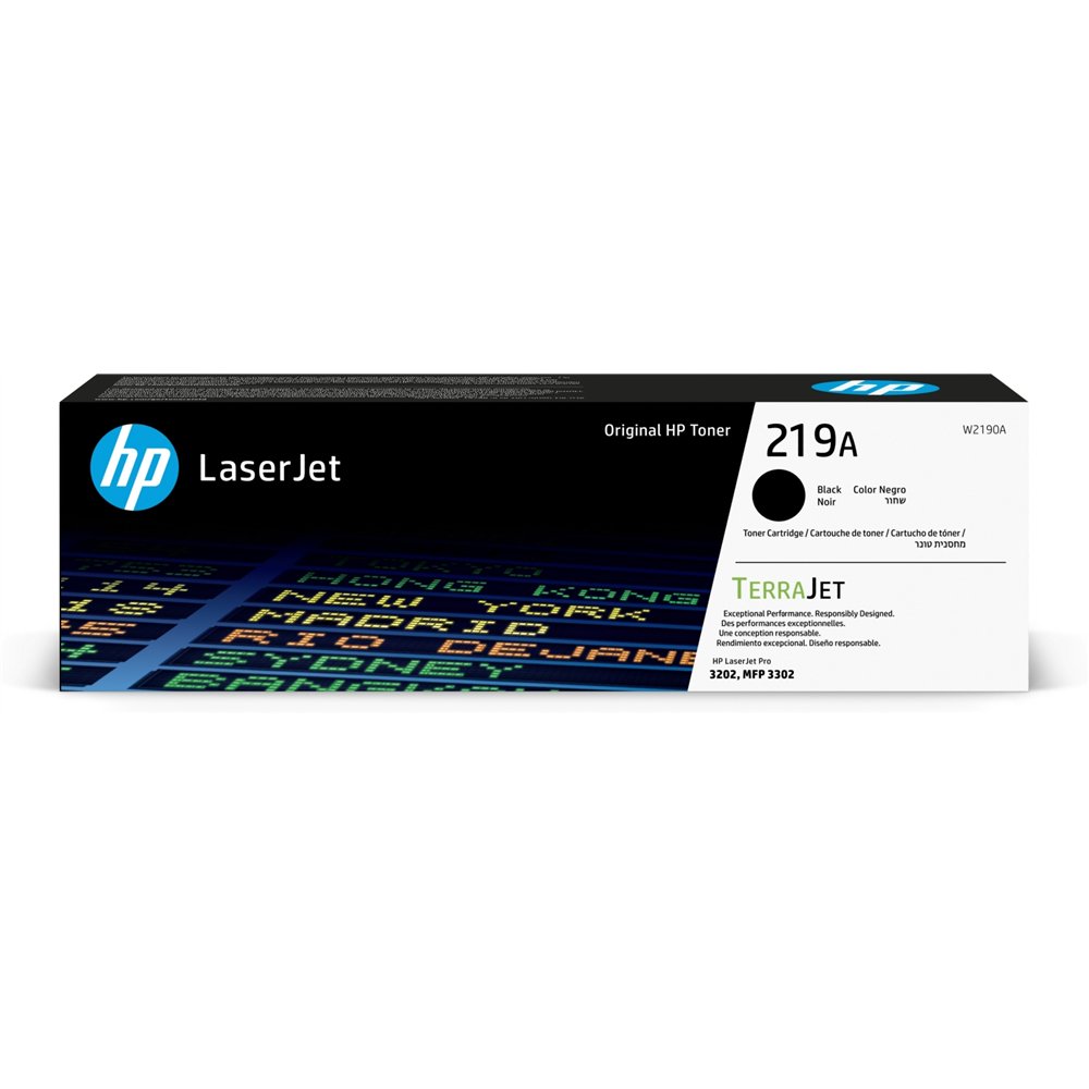 Hp cartucho de tã³ner original laserjet 219a negro
