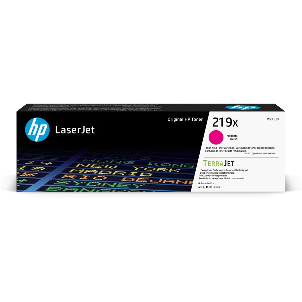 Hp cartucho de tã³ner original laserjet 219x de alta capacidad magenta