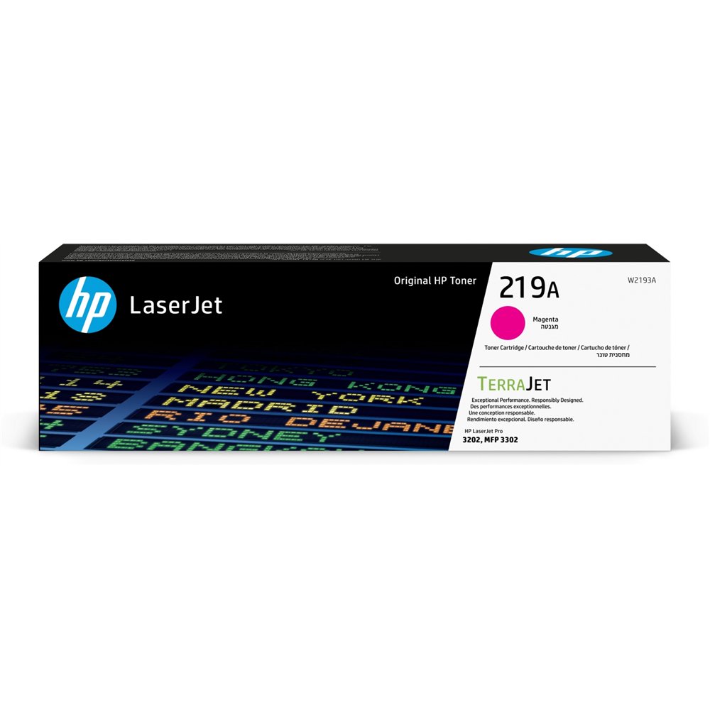 hp cartucho de tóner original laserjet 219a magenta