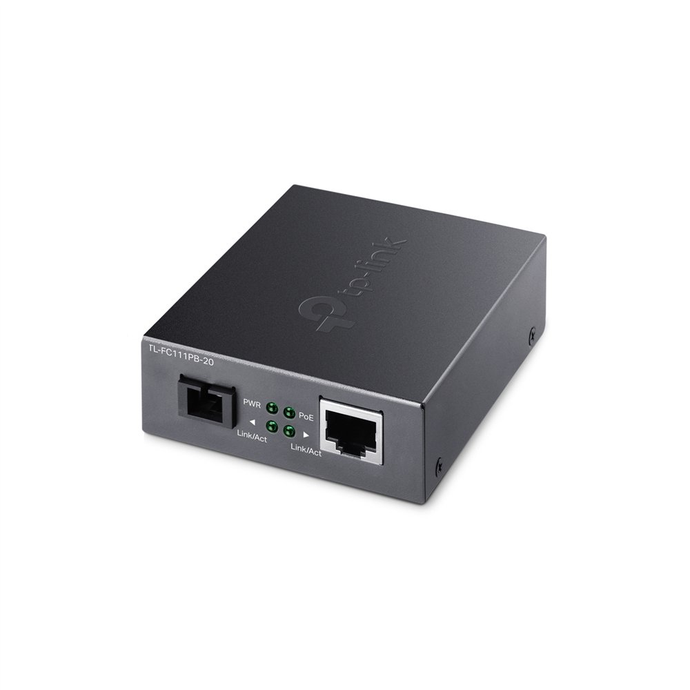 tp-link tl-fc111pb-20 convertidor de medio 100 mbit/s negro