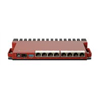 mikrotik l009uigs-rm router 2.5 gigabit ethernet, gigabit ethernet rojo