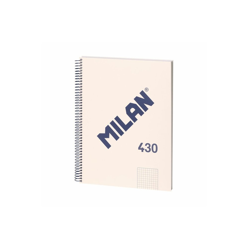 Milan 57143e80bg cuaderno y block a4 80 hojas beige