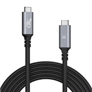 Ewent EC1070 cable USB 1 m USB4 Gen 3x2 USB C Negro