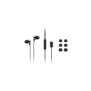 Lenovo 4xd1j77351 auricular y casco auriculares alámbrico dentro de oído oficina/centro de llamadas usb tipo c negro