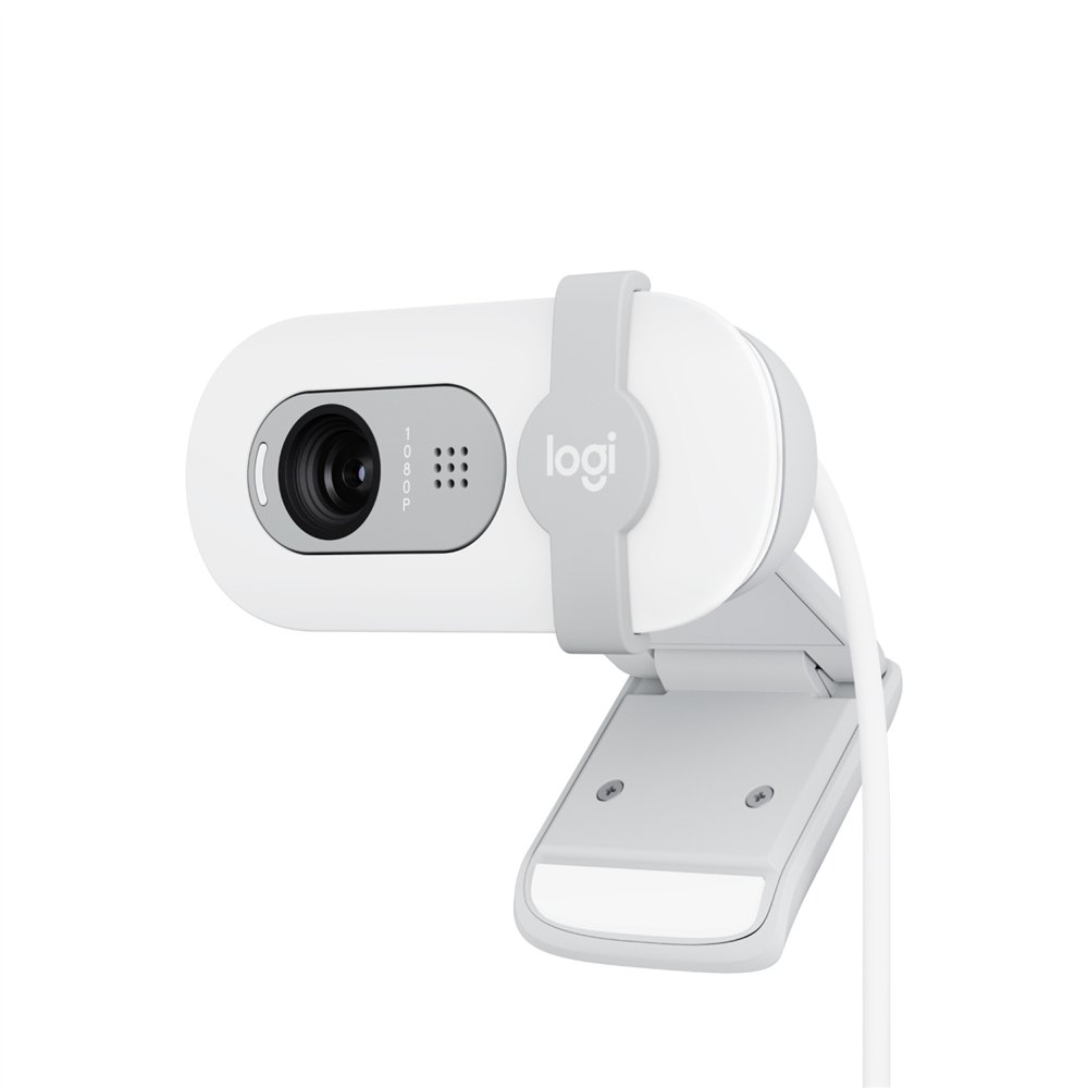 logitech brio 100 cámara web 2 mp 1920 x 1080 pixeles usb blanco