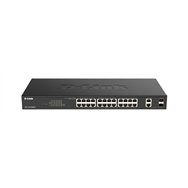 d-link dgs-1100-26mpv2/e switch gestionado l2 gigabit ethernet (10/100/1000) energía sobre ethernet (poe) negro